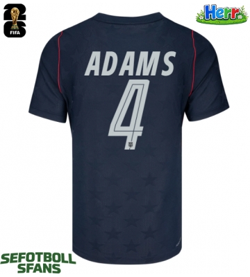 Förenta stater Tyler Adams #4 Bortatröja VM 2026 Kortärmad